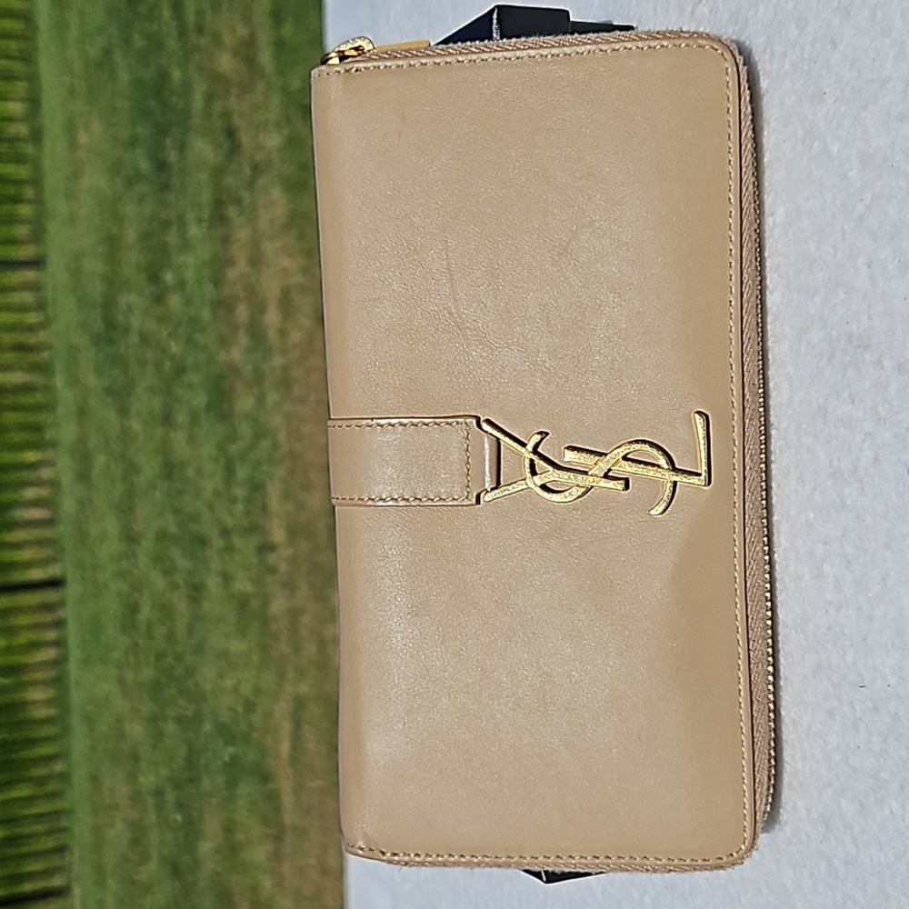 YSL Long Zippy Leather Wallet